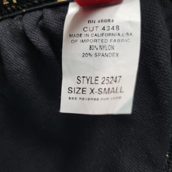 New Guess Bikini Top Y2K New With Blink gold brand Logo XS - Picture 8 of 8